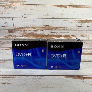 Sony DVD+R 2 Pack 4.7GB 16x Recordable mini cassette with Jewel Case
